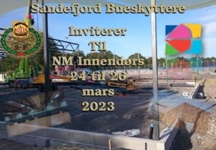 Invitasjon til NM Inne 2023 – Sandefjord Bueskyttere